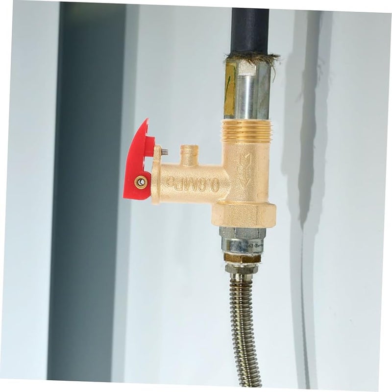 Brass Pressure Relief Valve For Water Heaters Efficient Pressure Control Leak Prevention - Image 4